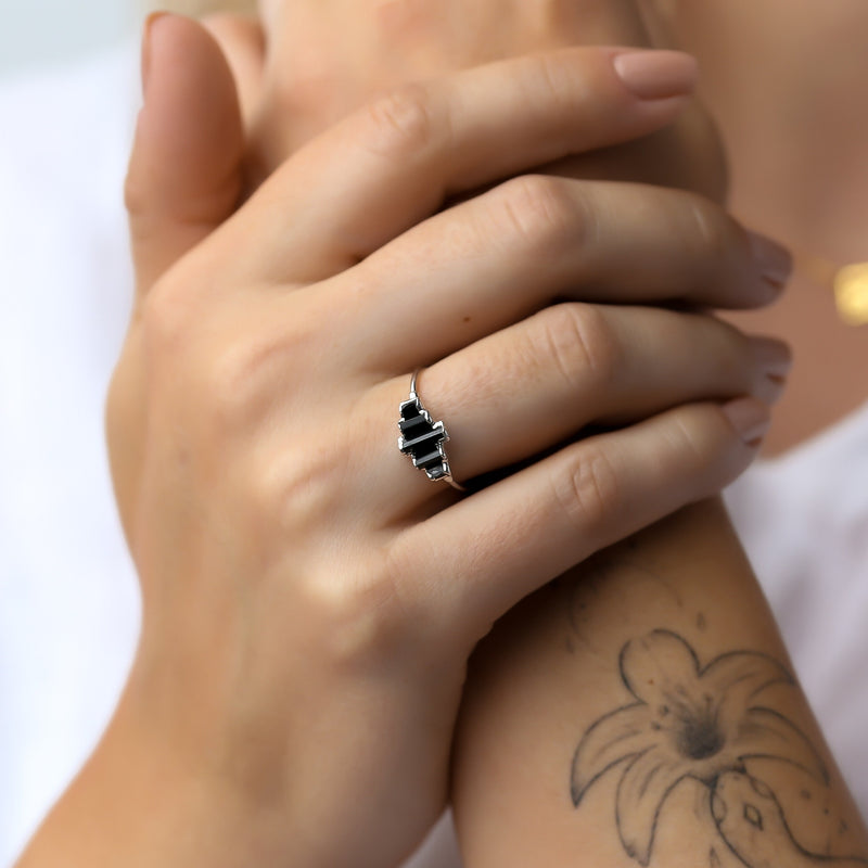 Raw Black Tourmaline Ring (3 of 12)