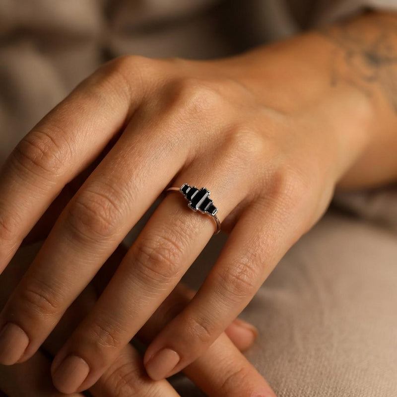 Raw Black Tourmaline Ring (4 of 12)