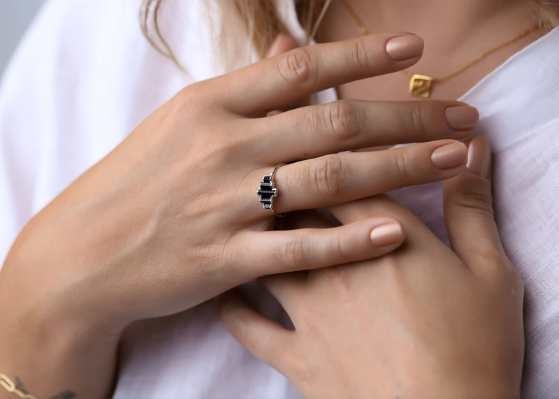 Raw Black Tourmaline Ring (6 of 12)