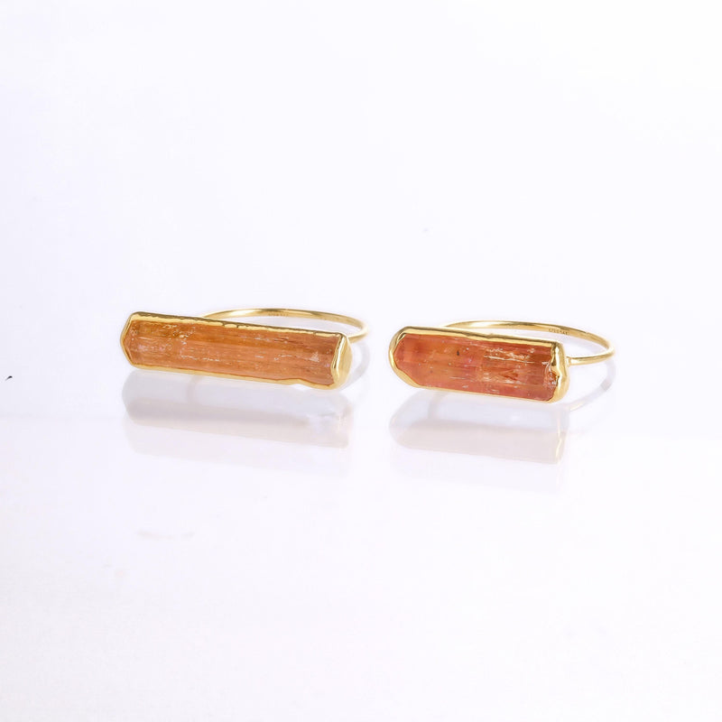 Raw Imperial Topaz Ring on a white background (3 of 10)