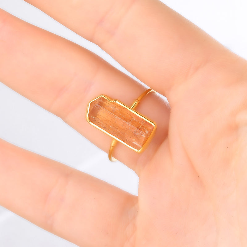 Raw Imperial Topaz Ring (5 of 10)