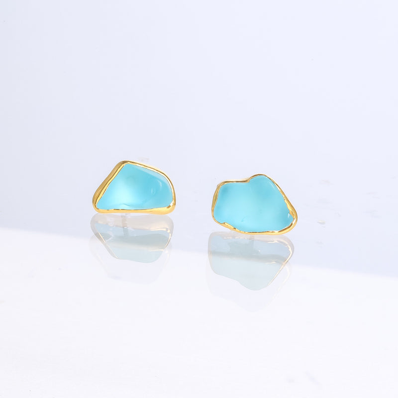 Raw Topaz Earrings on a white background (9 of 15)