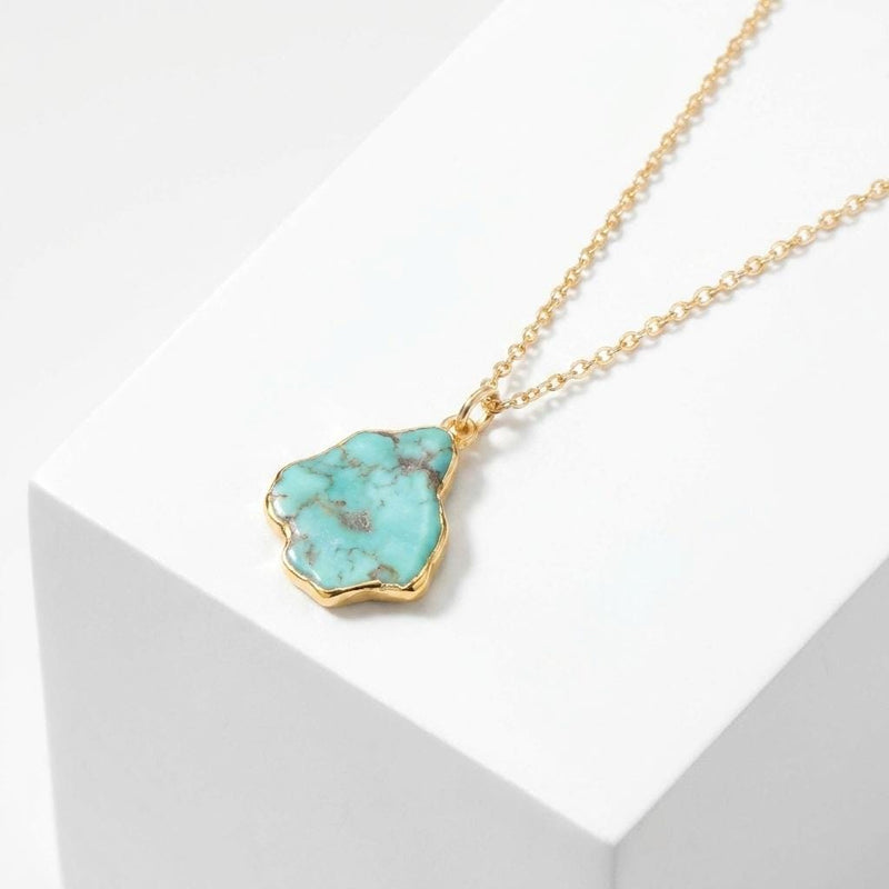 Raw Turquoise Necklace (3 of 10)