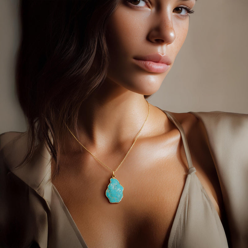 Raw Turquoise Necklace (5 of 10)