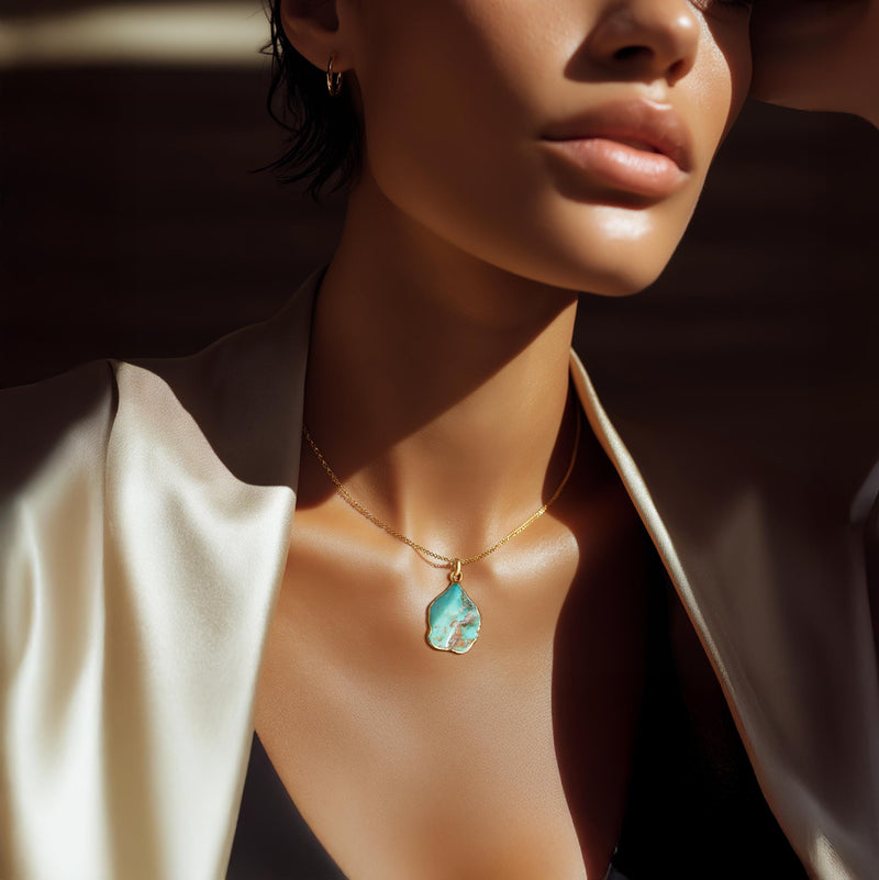 Raw Turquoise Necklace (6 of 10)