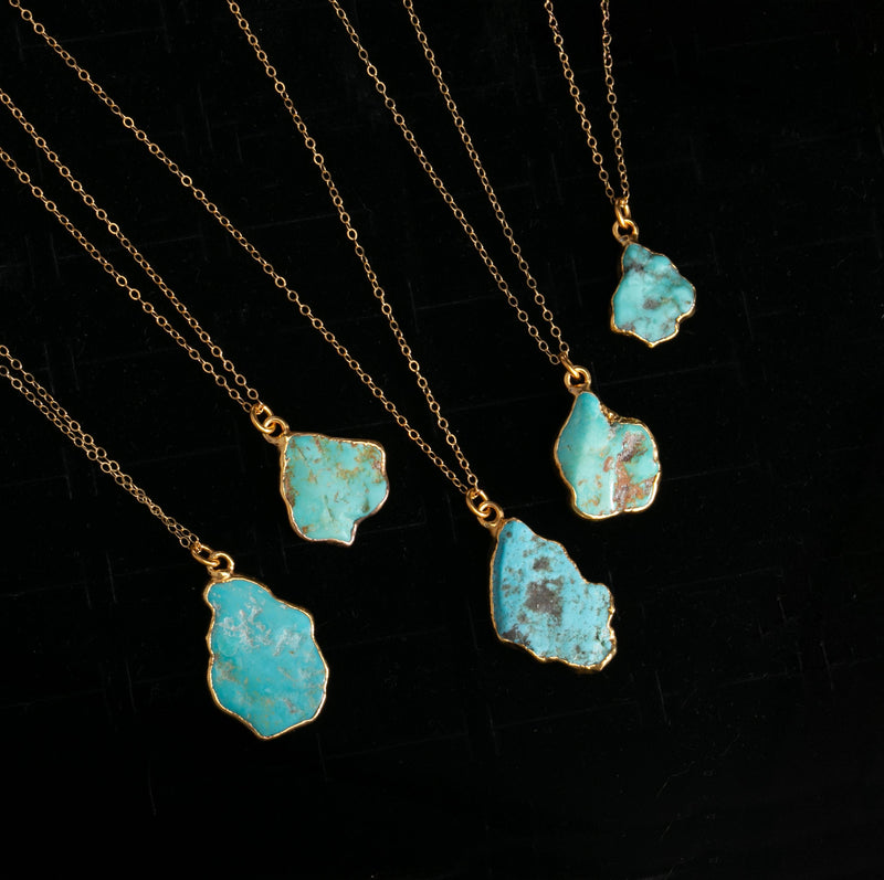 Raw Turquoise Necklace (7 of 10)