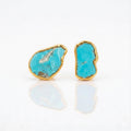 Raw Turquoise Earrings