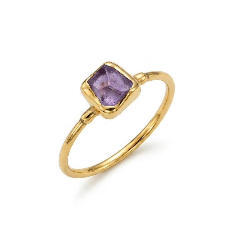 Raw Alexandrite Ring on a white background (7 of 11)