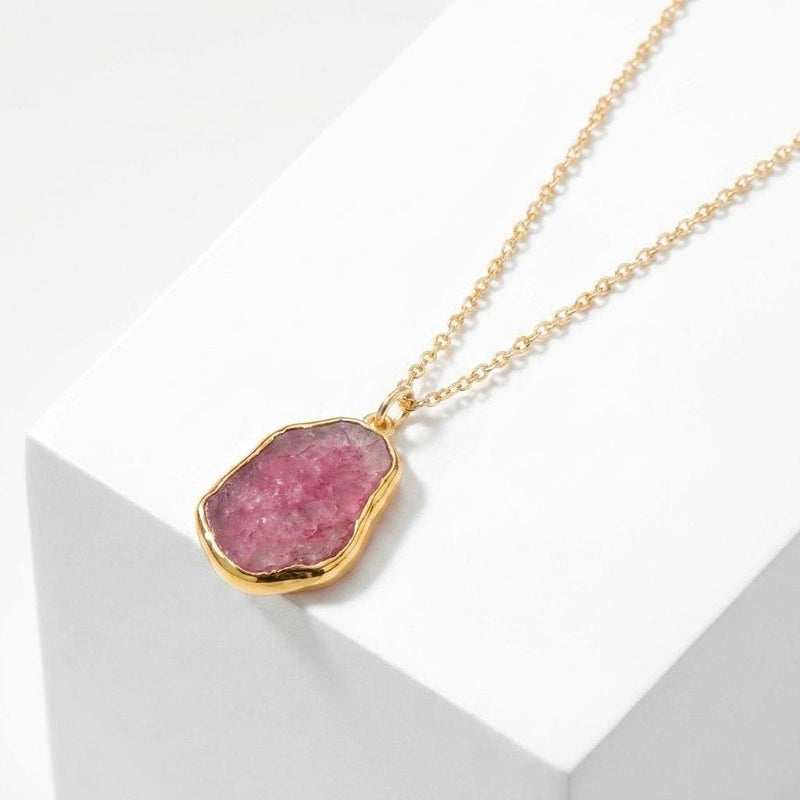 Raw Ruby Necklace (3 of 9)