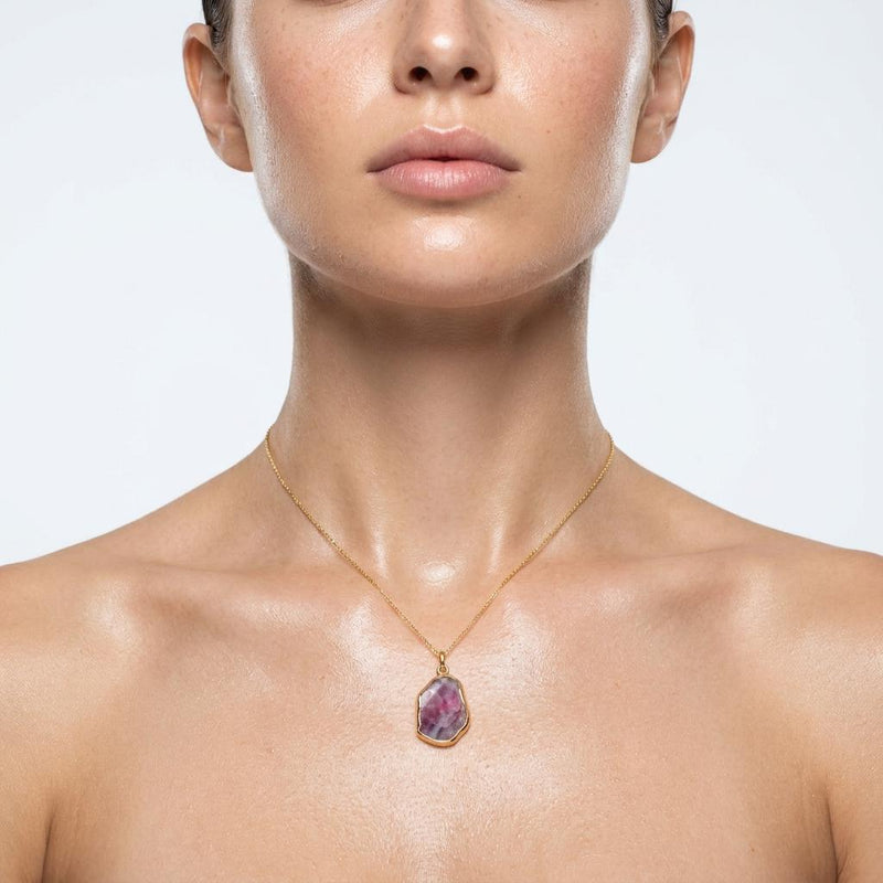 Raw Ruby Necklace (4 of 9)