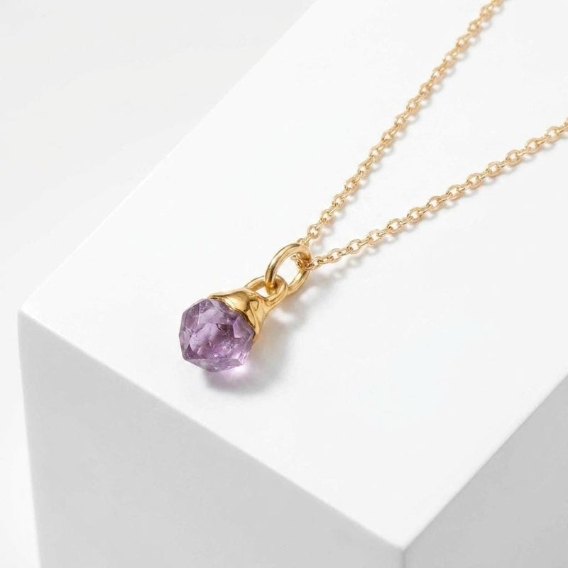 Dainty Raw Amethyst Bracelet (5 of 8)