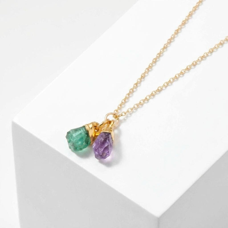 Dainty Raw Emerald Bracelet (10 of 10)