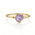 Raw Amethyst Ring