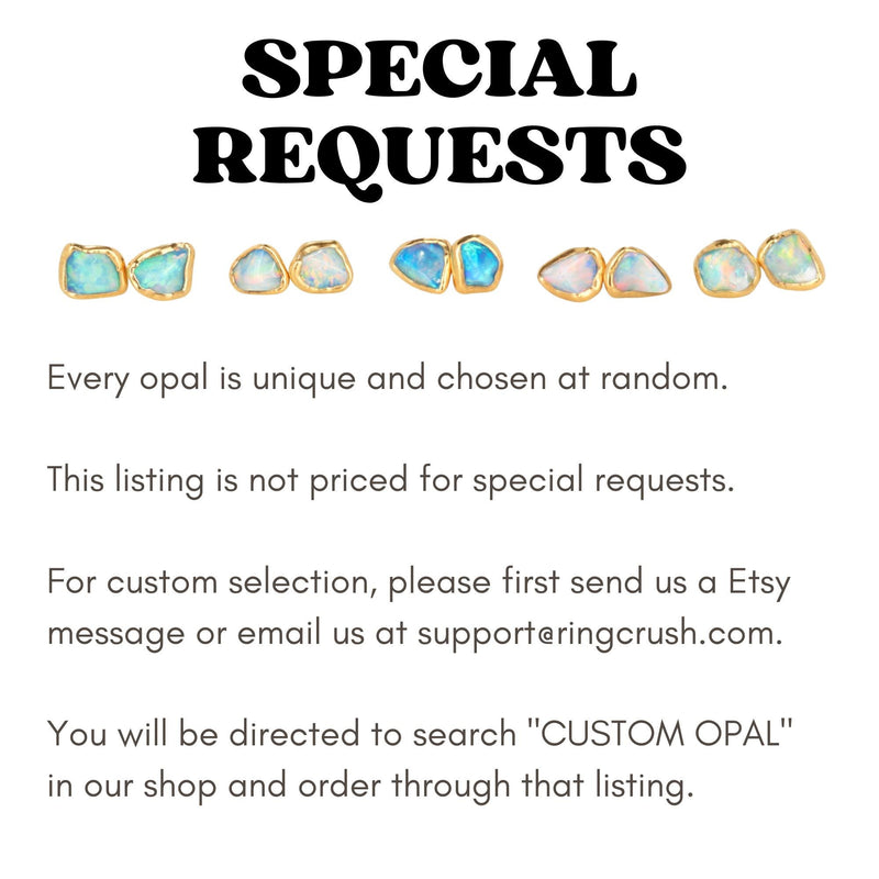 Raw Opal Earrings on a white background (7 of 11)