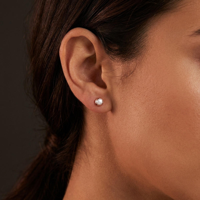Mini Pearl Stud Earrings (8 of 9)