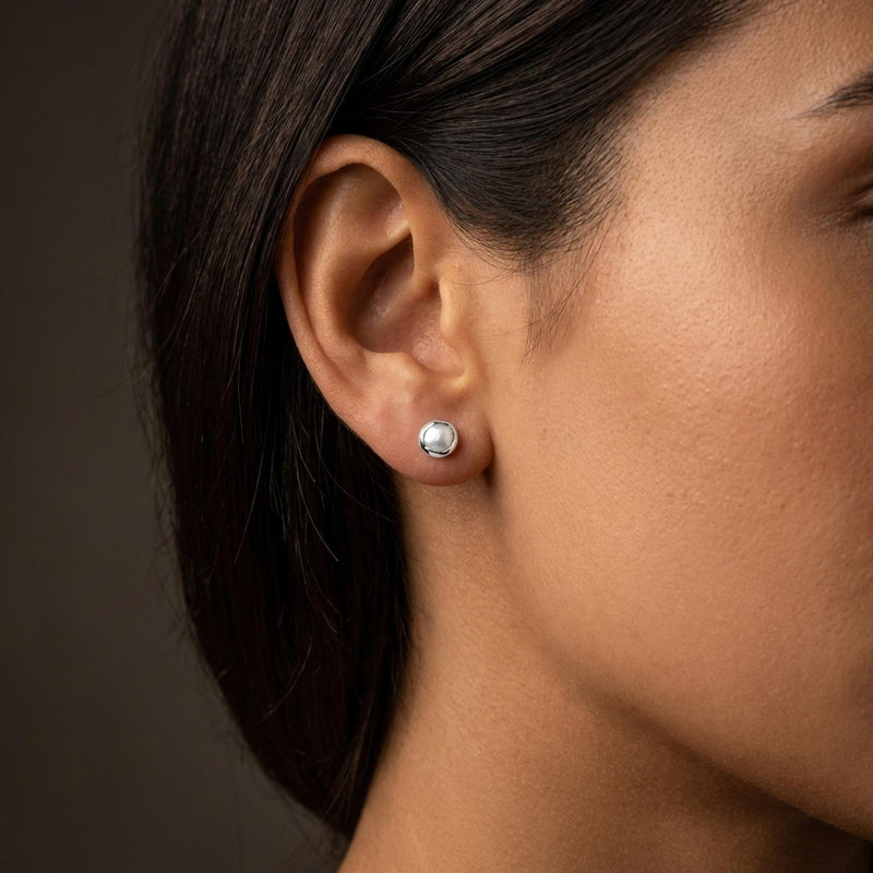Mini Pearl Stud Earrings (9 of 9)