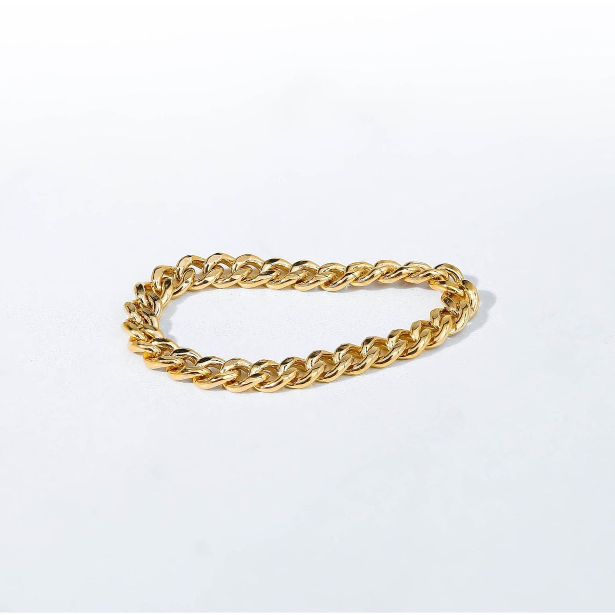 Cuban Link Chain Ring Raw Gemstone Jewelry Rough Crystal