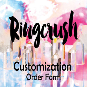 Custom Order Add-On Raw Gemstone Jewelry Rough Crystal Stone