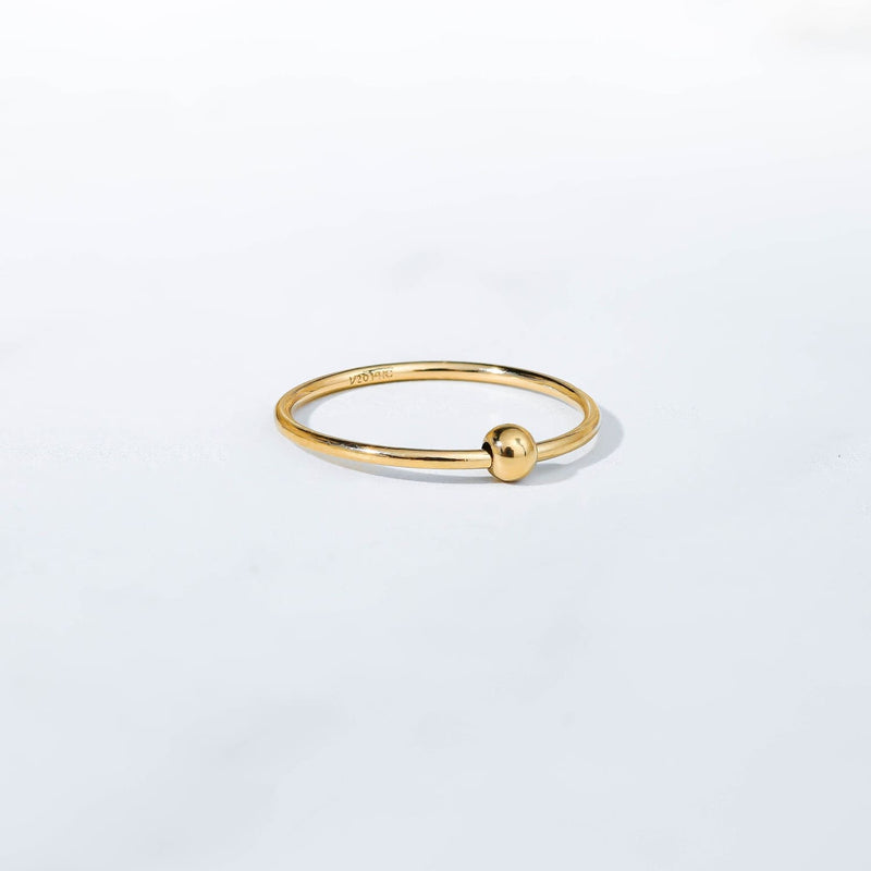 Dainty Gold Spinner Ring Raw Gemstone Jewelry Rough Crystal
