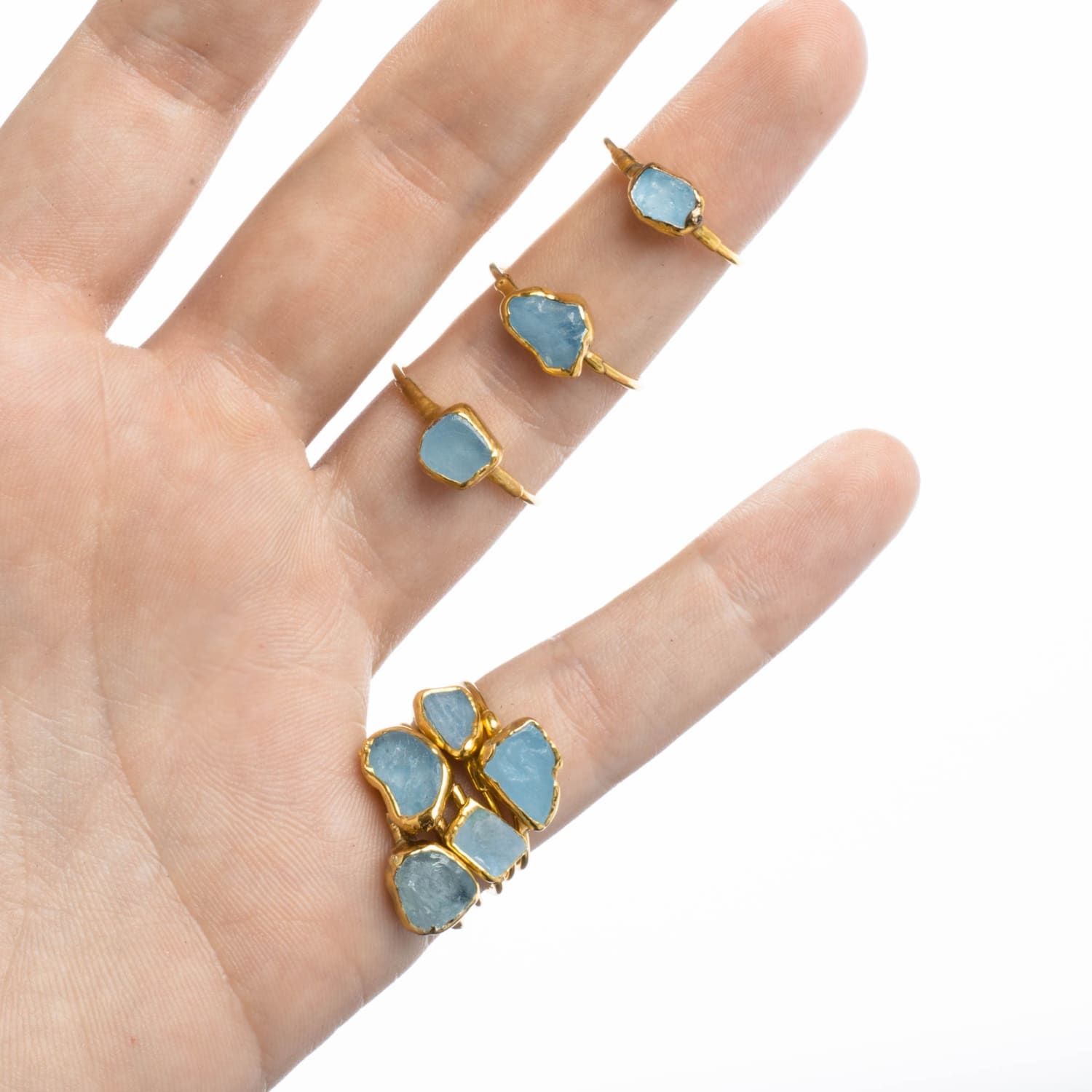 Aquamarine With Diamonds Ring | berman jewelry