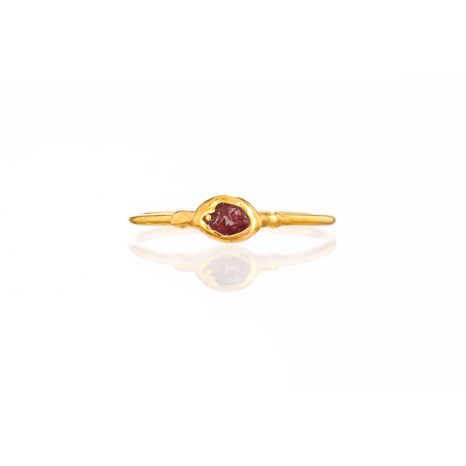 Rose Gold Ruby Ring / 14k Rose Gold Single Ruby 0.08ctw Engagement Ring / Ruby  Gemstone Ring / Stacking Natural Ruby Ring / July Birthstone - Etsy