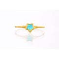 Dainty Star Kyocera Opal Ring