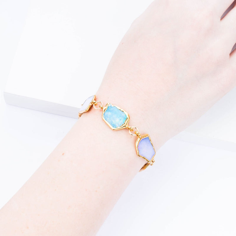 Hero Raw Australian Opal Bracelet Gemstone Jewelry Rough