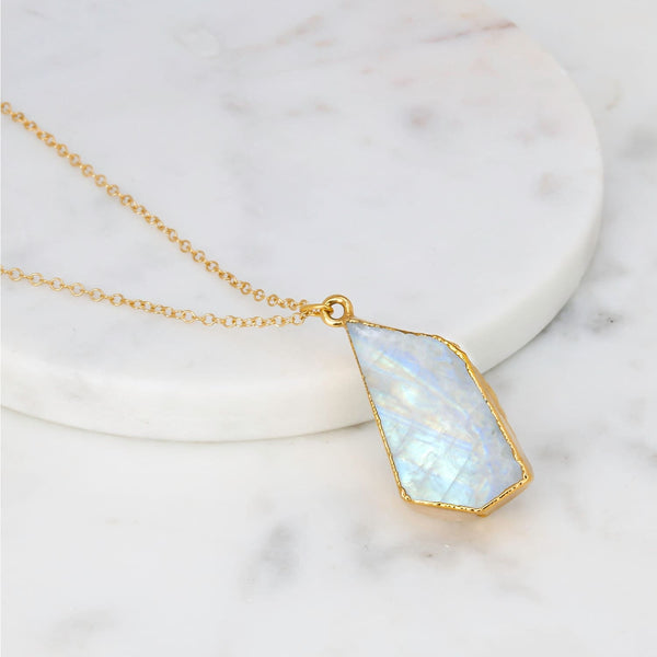 Moonstone Necklace – Simple Stones