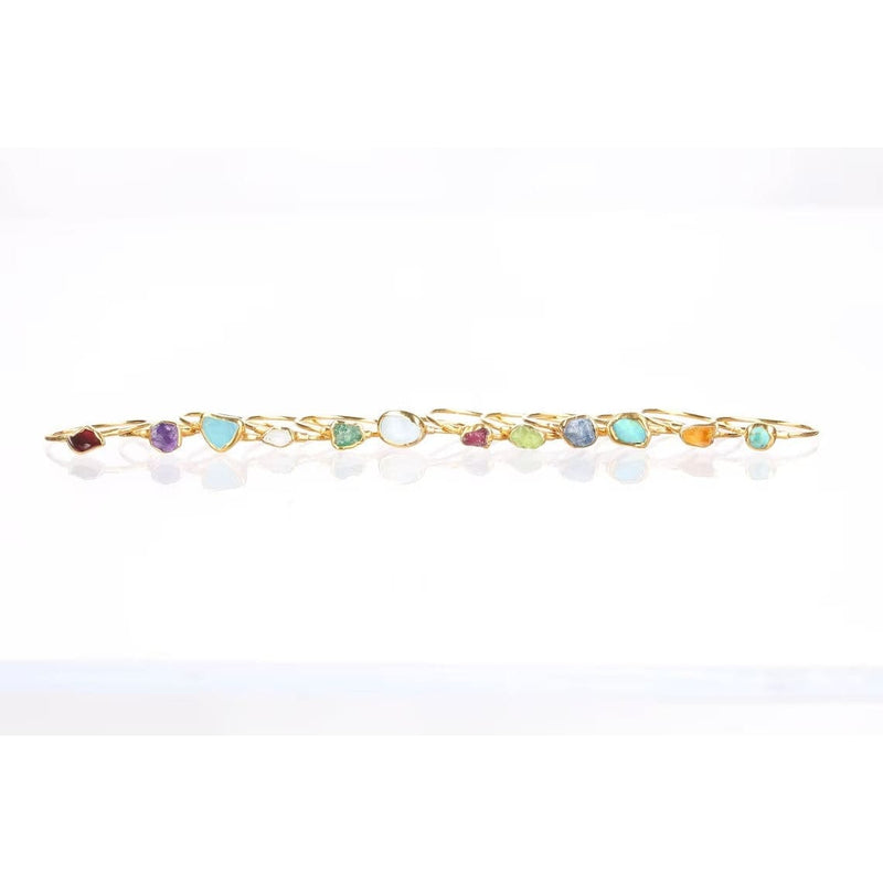 Raw Crystal Ring Mystery Box! 3 Set Gemstone Jewelry Rough