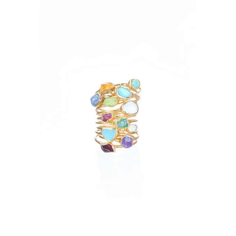 Raw Crystal Ring Mystery Box! 3 Set Gemstone Jewelry Rough