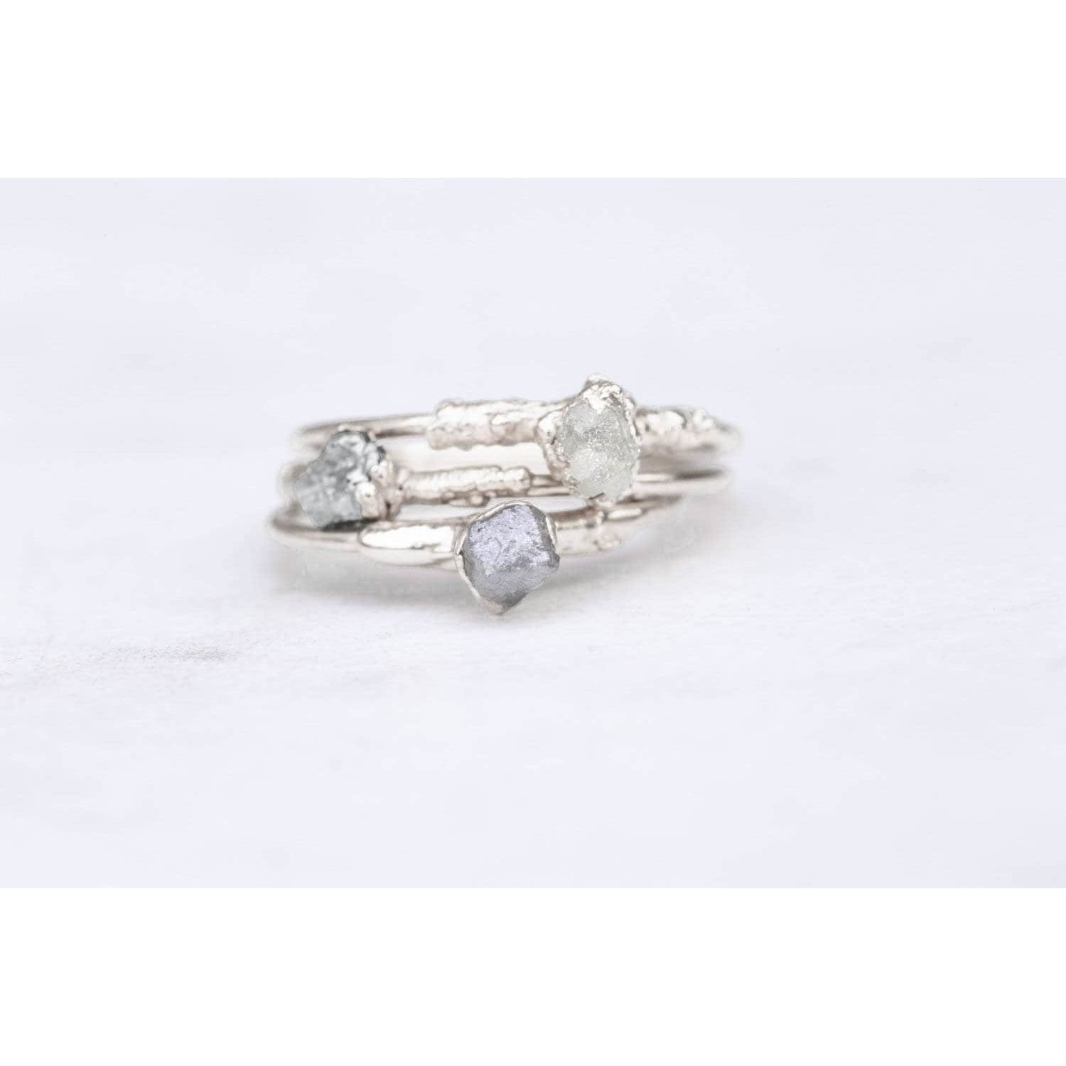 Herkimer Raw Uncut Diamond Ring – Two Gems Boutique