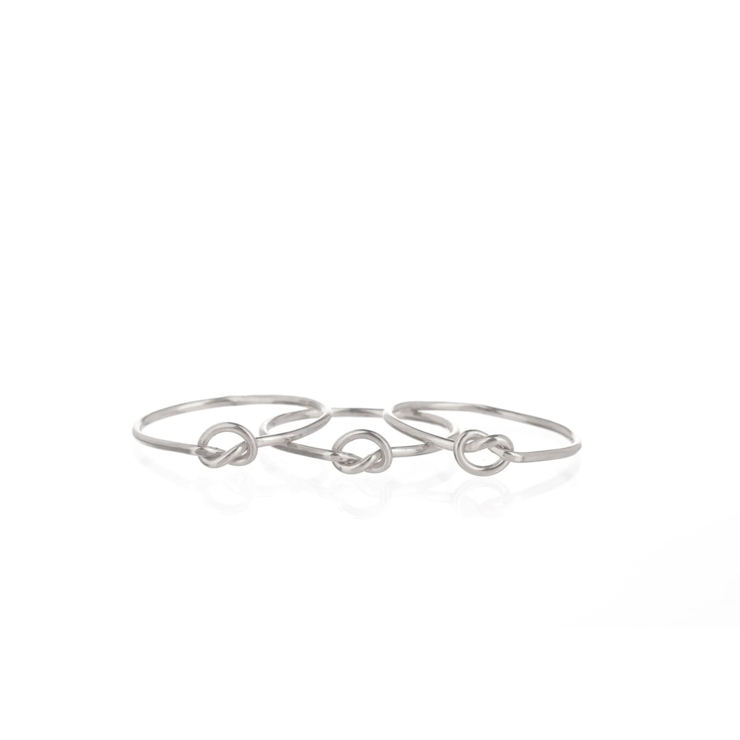 Single Love Knot Ring 14k Rose Gold Filled Valentines Day