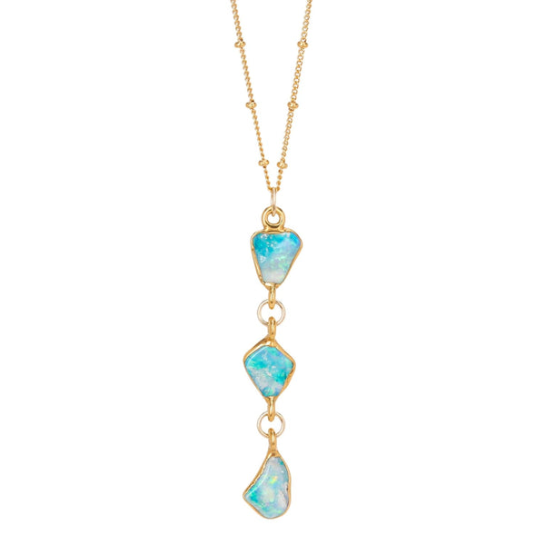 Hand in Hand Opal Necklace – EDGE of EMBER